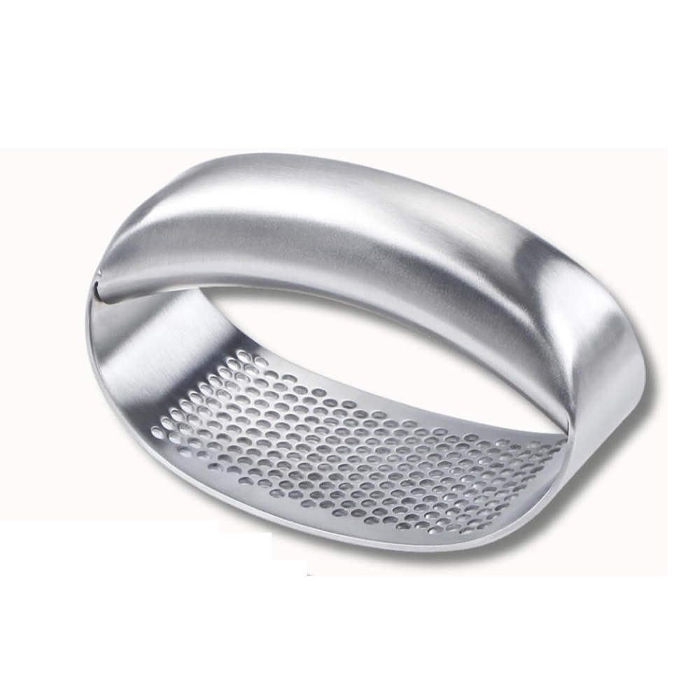 Drücken Sie Ail Inox Solide Ecrase Ail Eplucheur Silikon