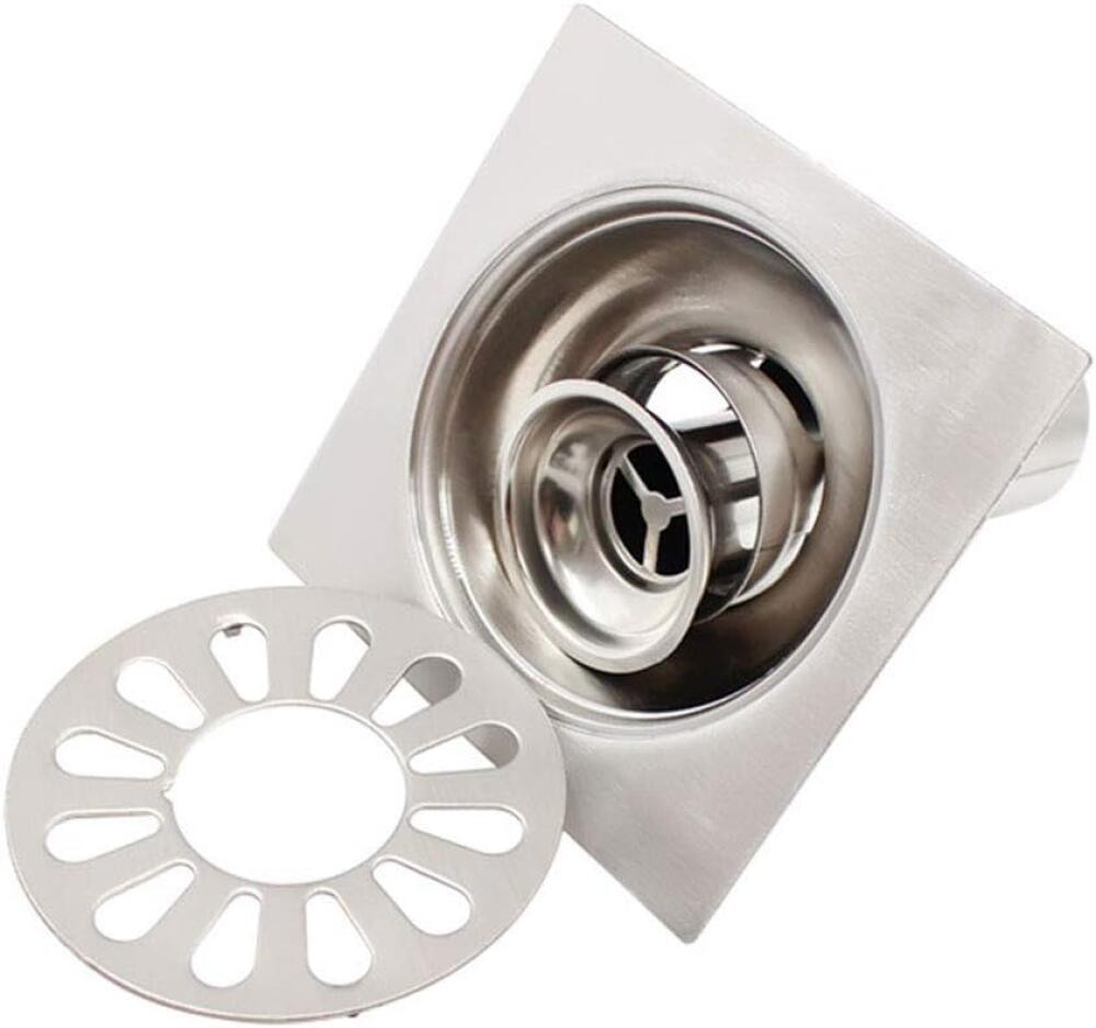 Siphon In Sol Carré In Einer Zigarre, Rostfrei, Geruchshemmend, Für Den Toiletten- Und Küchenbereich – 100 X 100 Mm