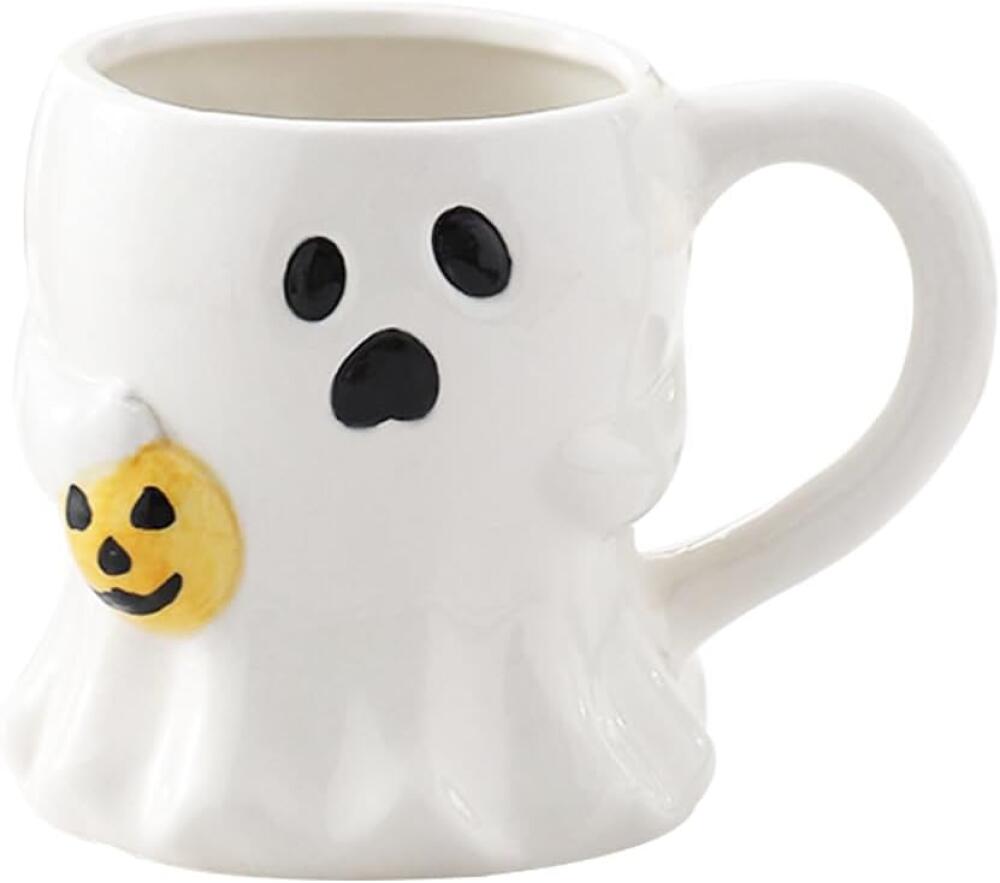 Tasse D'Halloween Aus Keramik Ghostface Tasse À Café Fantôme Tasse À Café Fantôme Tasse Halloween Fête Invité Tasses Drôles 400 Ml