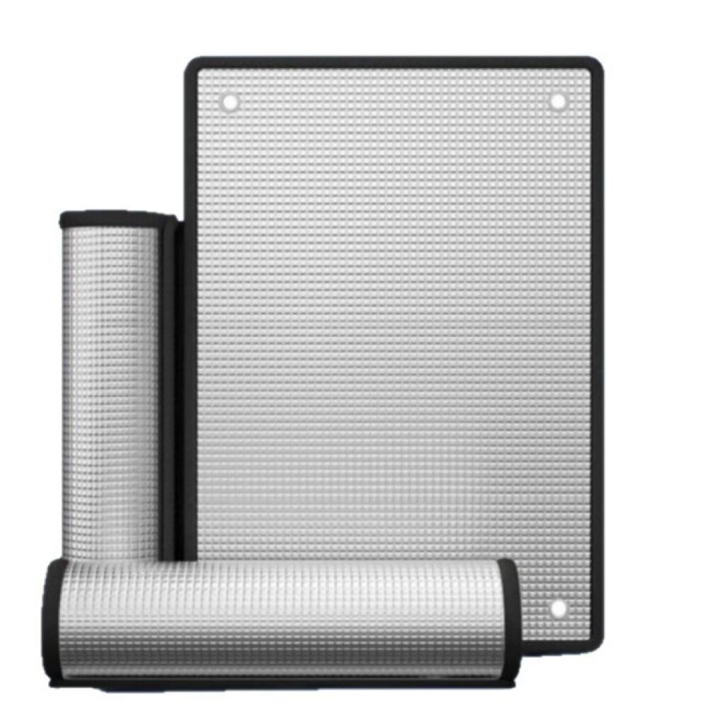 9,0-mm-aluminiumfolie, Wiederverwendbar, Camping-auto-fensterschutzfolie Mit Belüftungsöffnung (50 X 80 Cm)