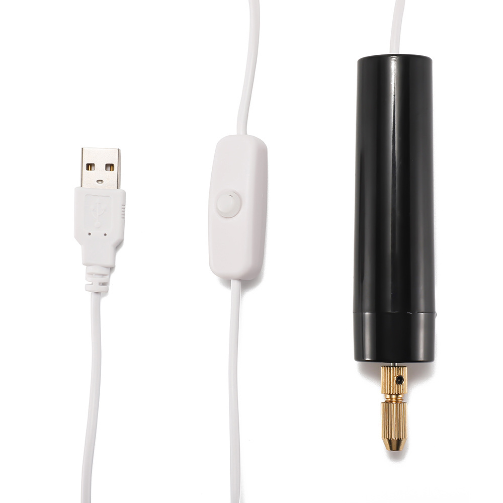 Elektrische Mini-perceuse, Manuelle Mini-perceuse Mit 1,8-m-usb-kabel, Elektrischer Gravierstift, Mini-perceuse Aus Harz, Schmuck, Kupfer, Kunststoff