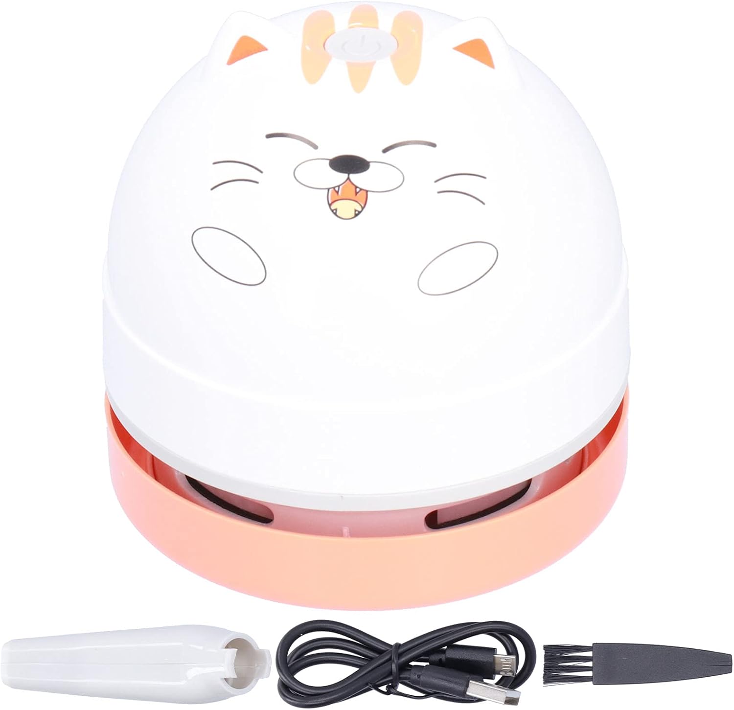 Aspirateur Von Bureau Of Conception Animale Mignon, Mini Balayeuse Von Poussière Von Table Of Charge Usb Für Bureau Of Domicile(chat)