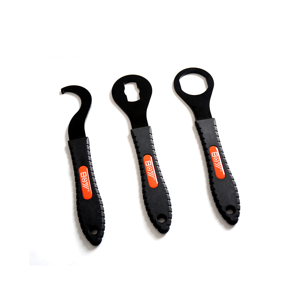 Kit D'Outils Essentials De Réparation De Velo L'Entretien Du Moyeu Et D'Essieu 50 En Acier Design Compact (3 Noirs)