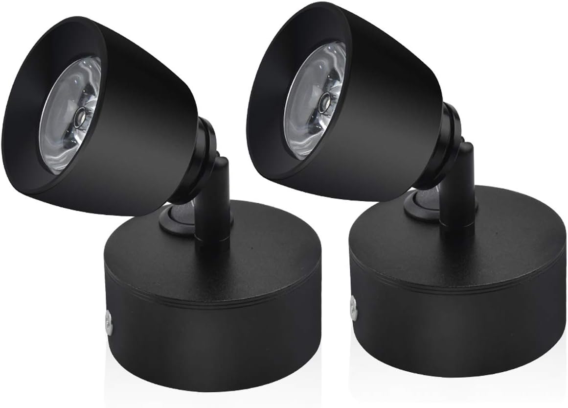 (2 Stück) Led Spot Lampe De Lecture, 6w Auto Led Lumière Intérieure Für Camping-car, Camper Van, Bateau, Caravane, Blanc Chaud 3000k