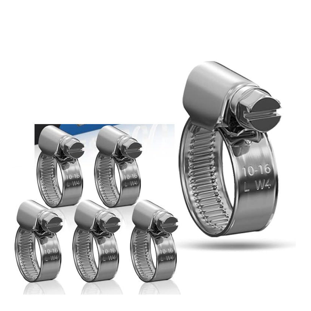 (10 Colliers) Serrage Metallic Inox 8-16mm