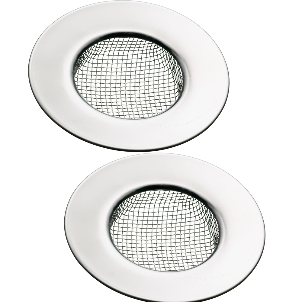 (2x Filtre D'Évier Cuisine/filtre Cheveux Douche En Acier Inoxydable (7,7 Cm)