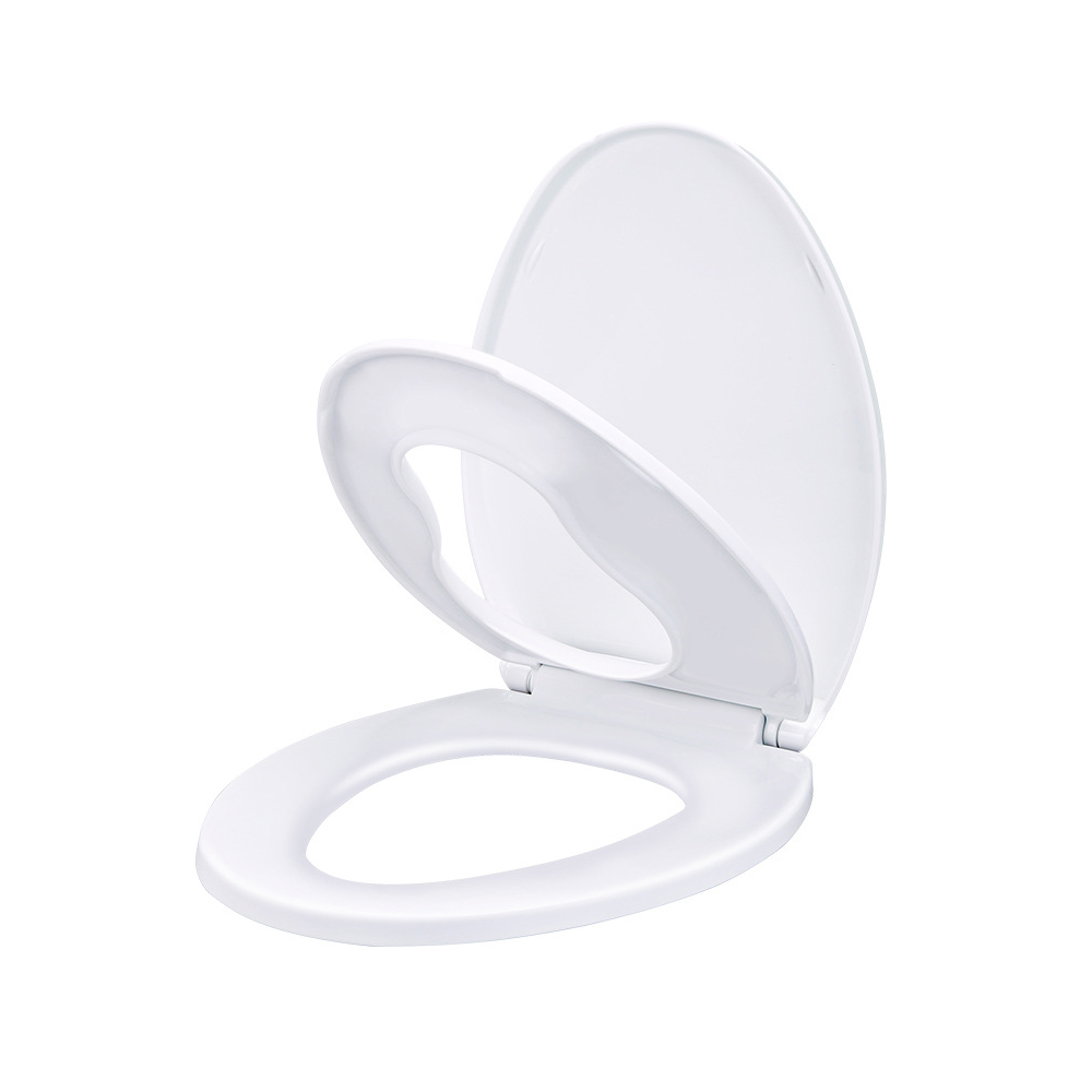 Abattant Wc 2 In 1 U-form Mit Integriertem Magnetreduktor, Rutschenfrei, Réglables Charnières, Universelles U-förmiges Siège-wc,