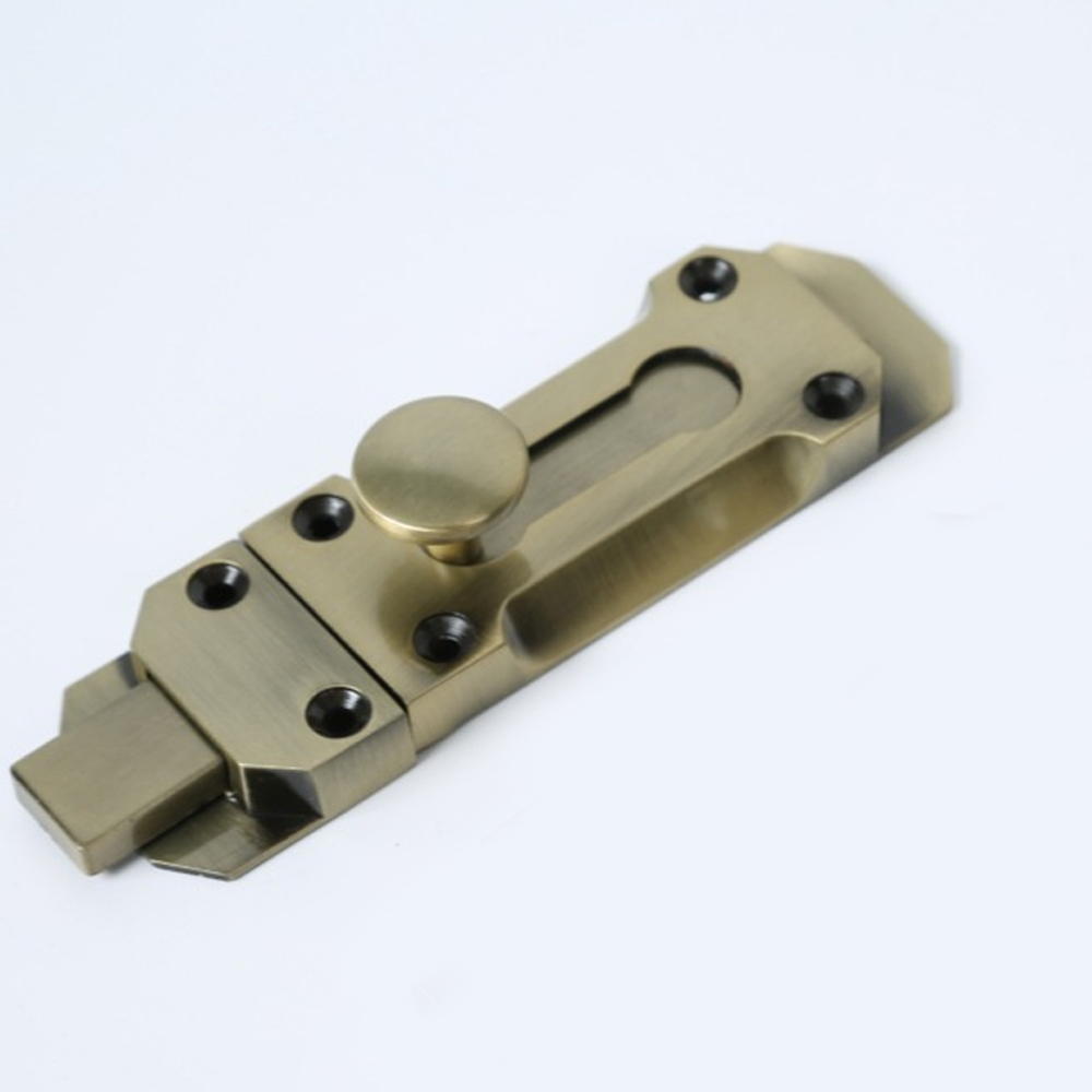 Loquet Porte, 3 Pouces In Laiton Serrure Portail Interieure/extérieure Avec Vis Pour Fenêtre, Placard, Jardin (style Rétro)