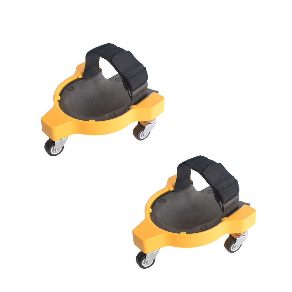 Echte Haltbarkeit Und Robustheit Mit 3 Roulettes Und Coussins Gel Comfort Für Erwachsene, Unisex, - Gelb