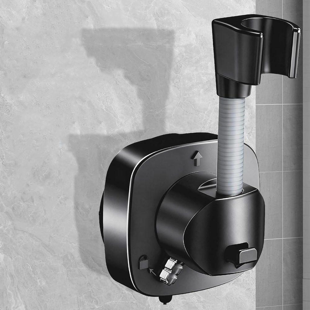 Unterstützung Pommeau De Douche Ventouse, Rotatif 360° Ohne Käfig Duschhalter Mit Saugnapf, Duschkopfhalterung Mit Accroche,