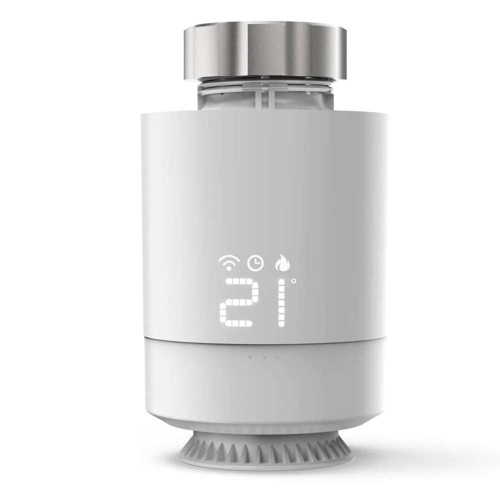 Tête Thermostatique Connectée Et Intelligentes Wifi (kompatibel Mit Alexa Google Home, Robinet Intelligent Radiateur À Eau Chaude) Weiß