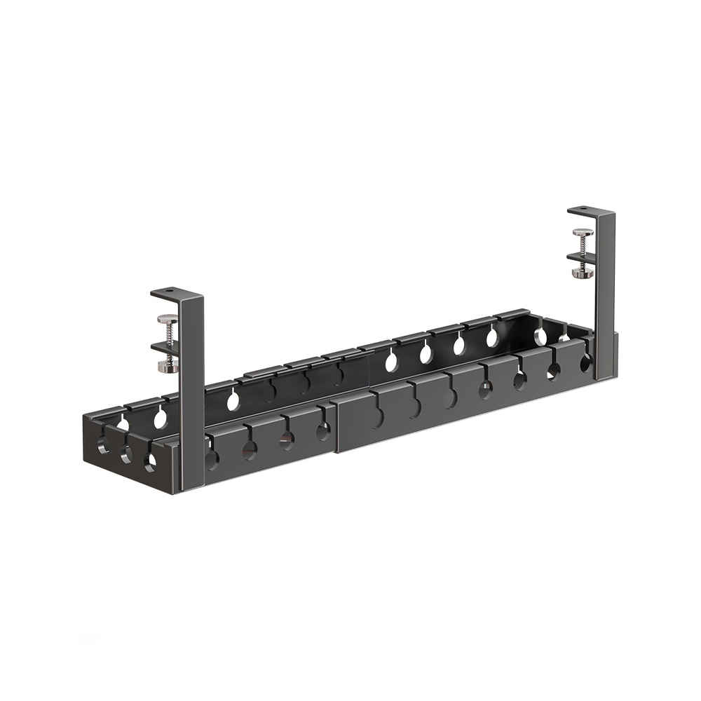 Kabelführungsebene Unter Dem Büro, Einziehbar, 43 Cm Bis 74 Cm, Ohne Kabel, Reichweite Des Kabelbüros Für Die Kabelverwaltung Und Multiprises