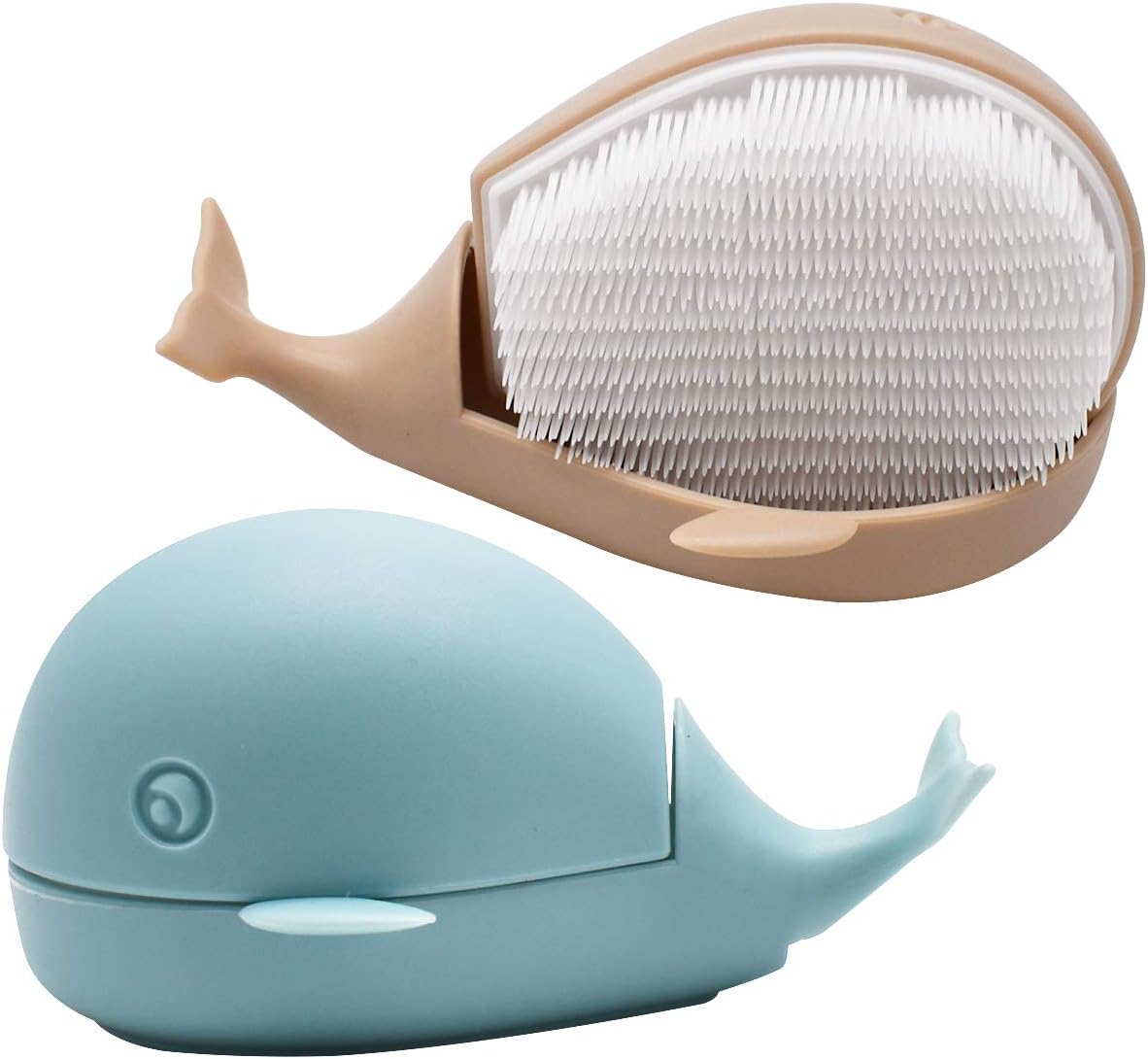 (2 Stück Petite Brosse À Linge En Forme De Baleine, Brosse Baleine Brosses De Lavage Chaussures Brosse À Vêtements Brosse