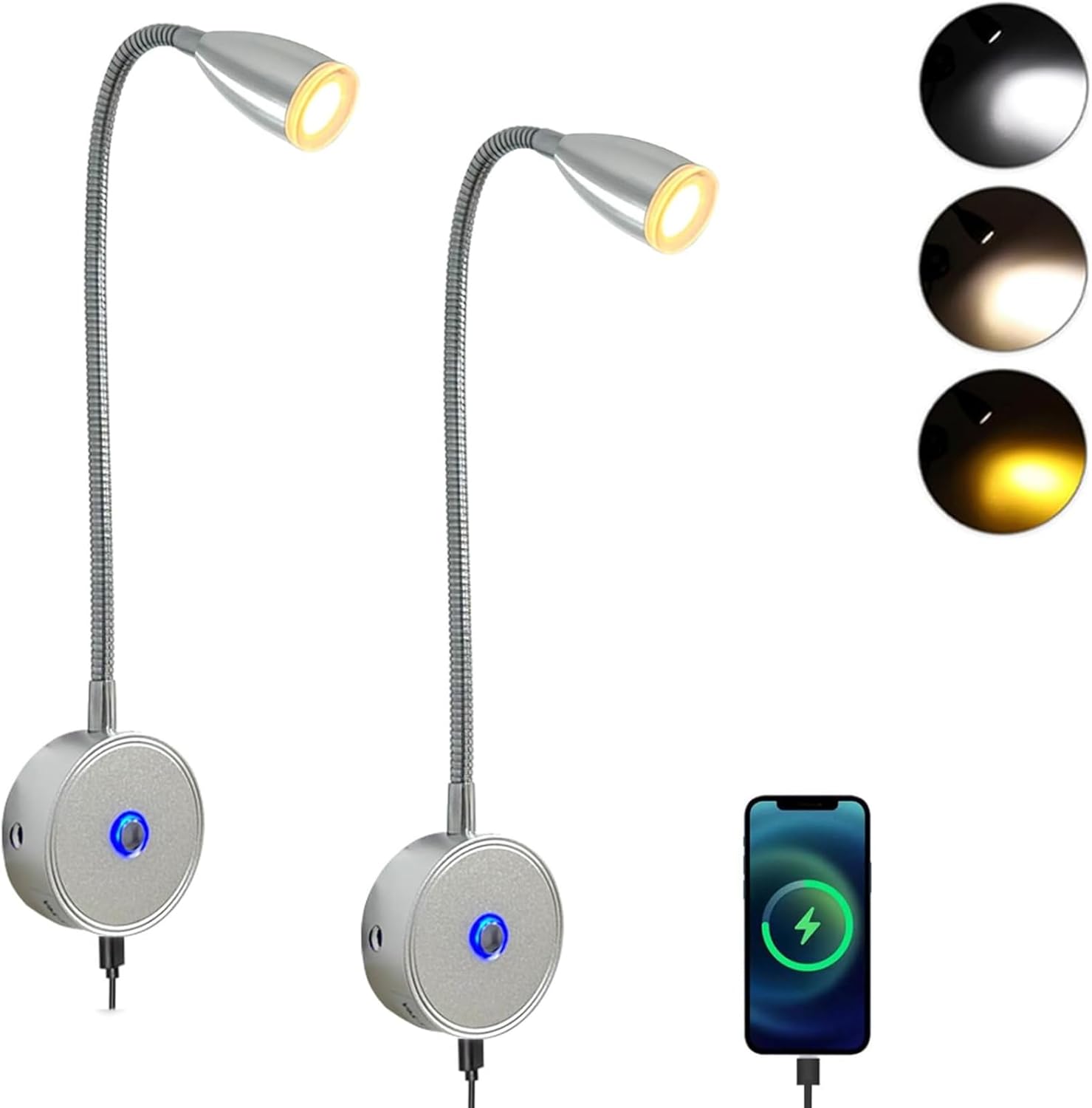 Led-lampe Für Campingwagen, Leselampe Für Beleuchtung, 3 Farbtemperaturen, 3 W Variabel, Flexible Cygne-bhs, Led-spot Fürs Auto, Lkw