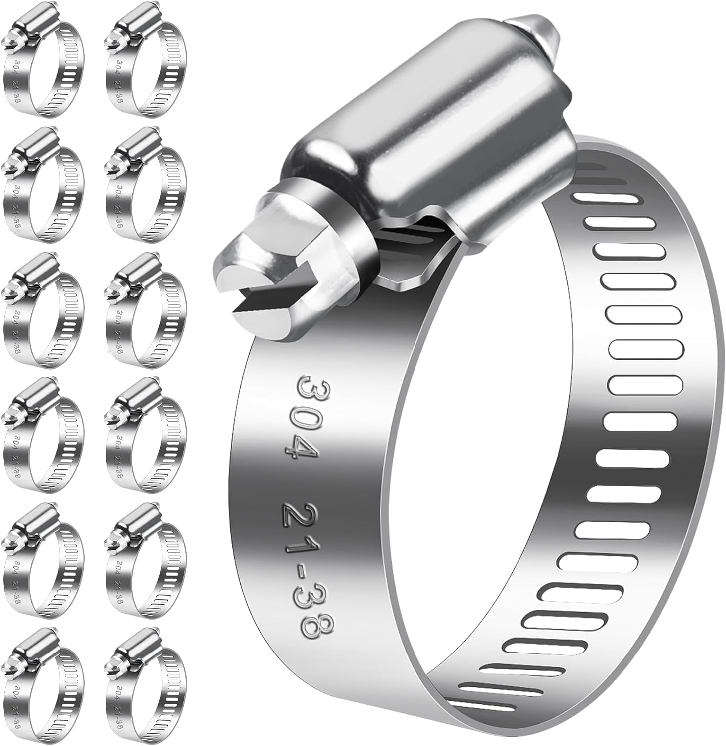 Konvolut Von 12 Sägezahn-zahnzangen 21–38 Mm Aus Acrylsäure 304 Sägezahn-zahnzangen - Sortiment An Sägezahn-zahnzangen Für Tuya