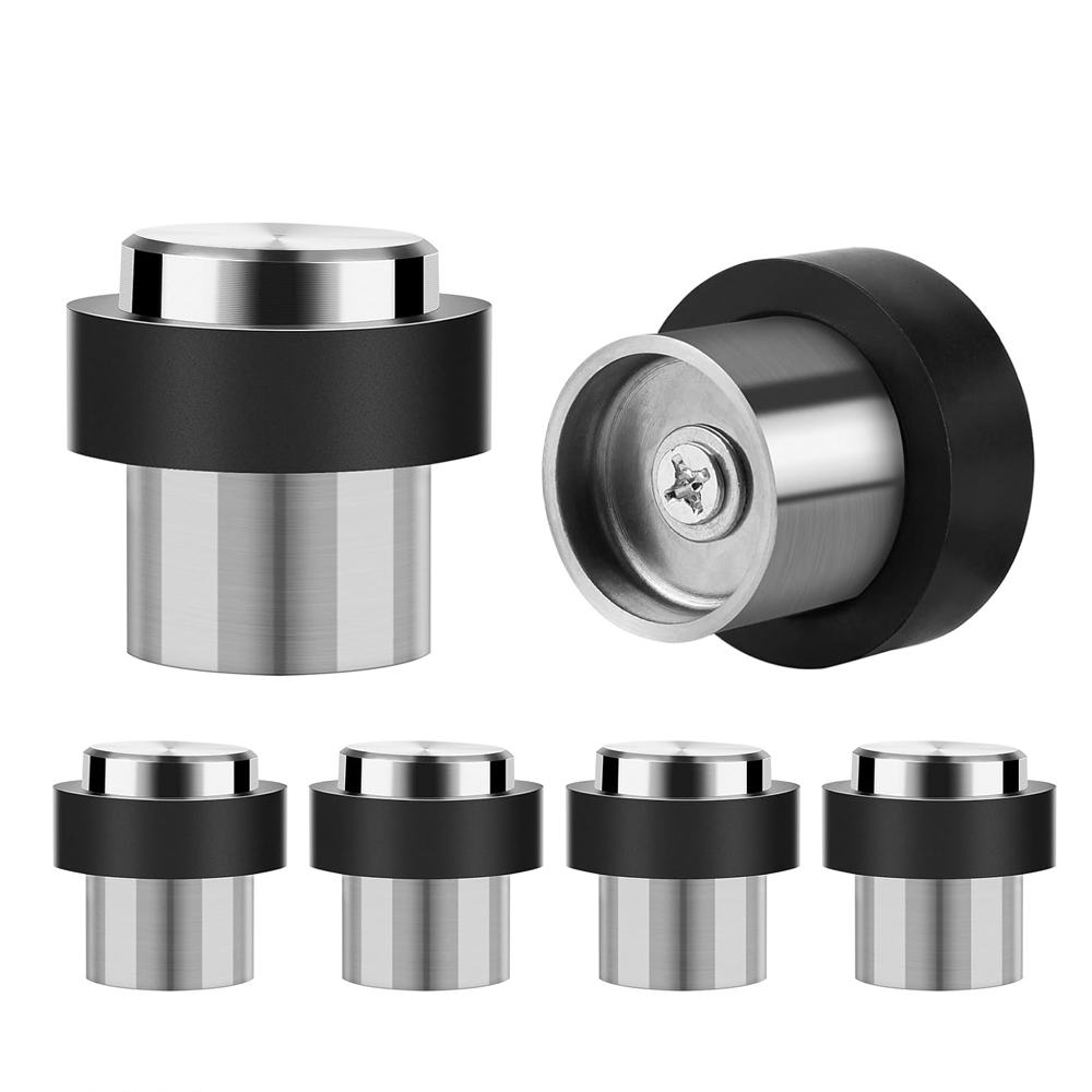 (6 Stück) Butoir De Porte Ø 32mm Hauteur 45mm, Butoir De Porte Sol En Acier Inoxydable, Arrêts De Porte De Plancher
