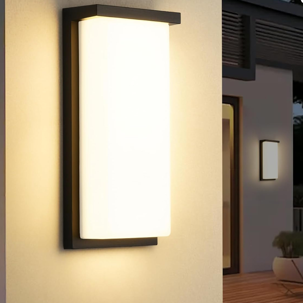 Led-wandleuchte Außen/innen 36 W, Moderne Außenleuchte Aus Aluminium, Außenwandleuchte Für Terrasse, Eingang, Garten, Balkon