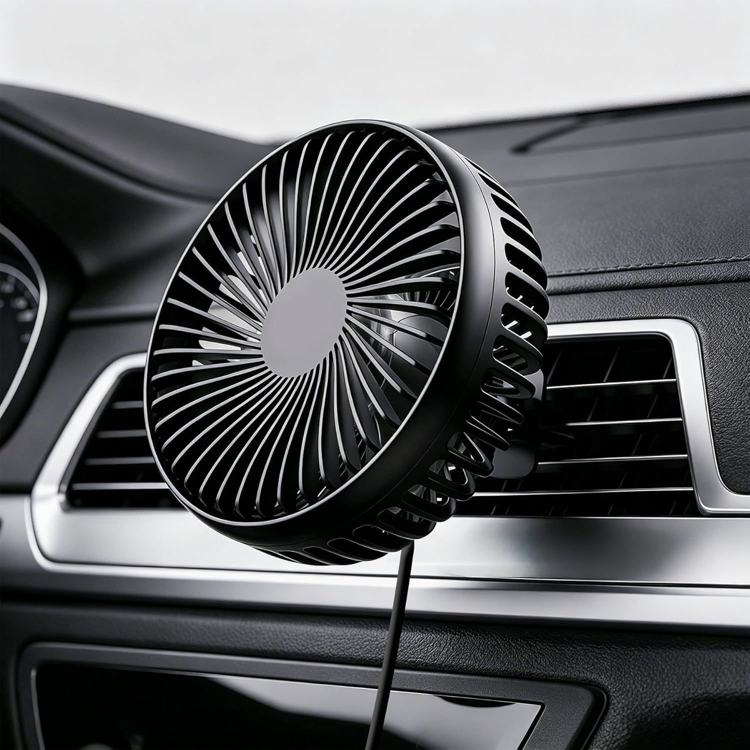 Ventilator Für Kraftfahrzeuge, 12 V, Mini-ventilator, Tragbar, Um 360 Grad Drehbar, Ventilator Für Den Autositz Mit 3 Lüftungsschlitzen
