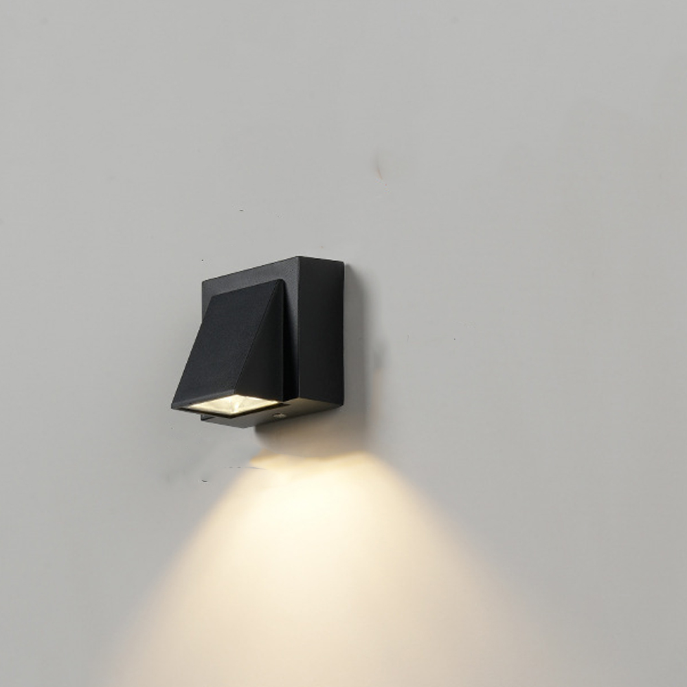 Applique Murale Interieur/exterieur, Ip65 Undurchlässige Lampe Murale Exterieur Pour Salon, Coucher, Jardin, Lumière Blanche Chaude 3000k
