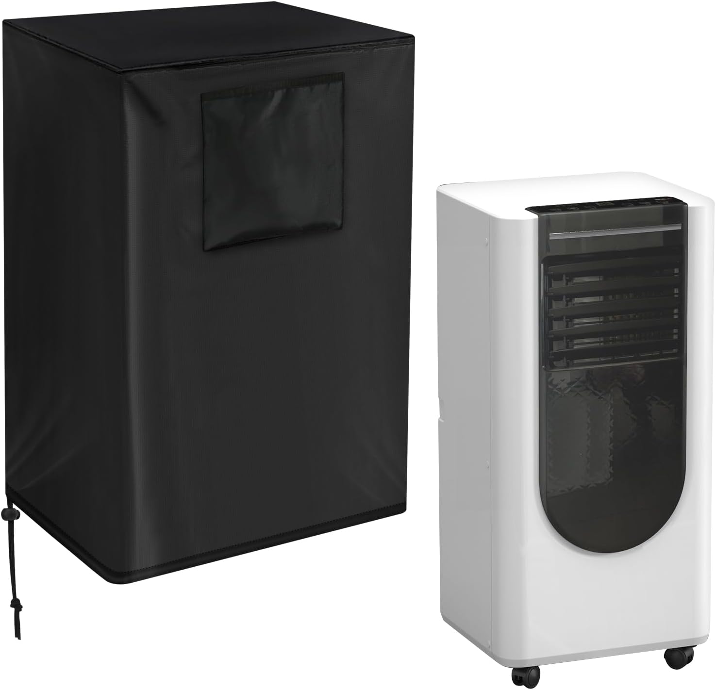 Housse De Climatisation Portable,housse Universelle Climatiseur Mobile Undurchlässig, Anti-poussière, 48 X 41 X 76 Cm, Corde Télescopique