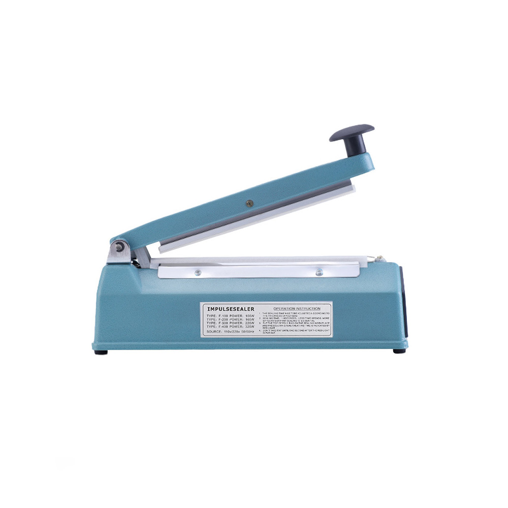 Scelleuse Thermique 200 Mm, Thermoscelleuse Machine Manuelle Bleu, Impuls-heißsiegelgerät, Gießbeutel Aus Kunststoff, Pe, Pp, Mylar