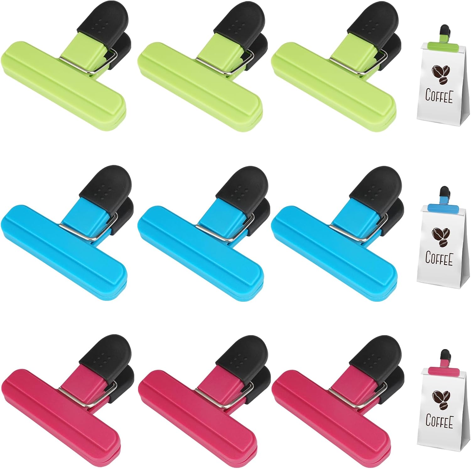 Lebensmittelklemmen Für Sachets Clips De Fermeture, Pince Emballage Plastique Fermeture Sachet Clip Pinces, Wiederverwendbare Pince Fermeture Sachet