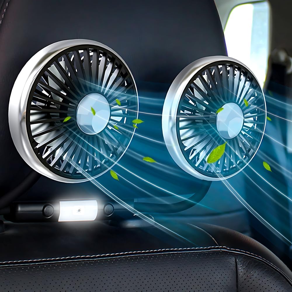 Belüftung Nach Wahl, Doppel-touch-funktion, 12 V, 360°-drehung, Usb-anschluss, 3 Lichtstufen Und 2 Leuchtstufen, Led-beleuchtung