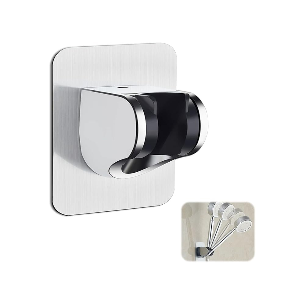 Support Douche Sans Percage Colle – Support Pommeau De Douche Universel, Réglable, Pour Pommeau De Douche Douchette Salle De Bain