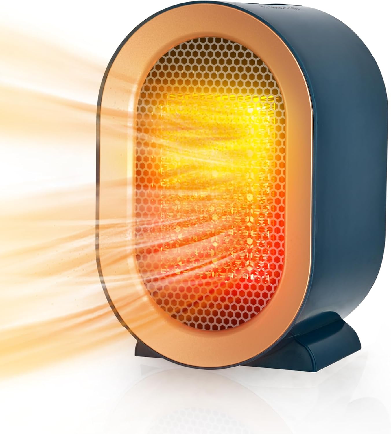 Chauffage D'Appoint, Mini Chauffage Soufflant Ceramique, Radiateur Electrique 1200w, Protection Contre Surchauffe, Salle De Bain Maison Bureau