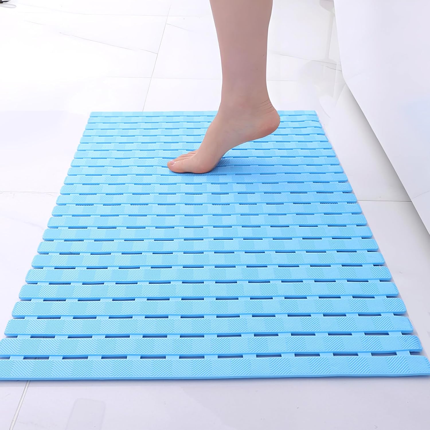 Tapis De Douche Haute Sensibilité Cutanee 70x40 Cm, Tapis Debain Pour Enfants Anti-dérapant, Douche Anti-dérapant Résistant And La Moisissure Lavable