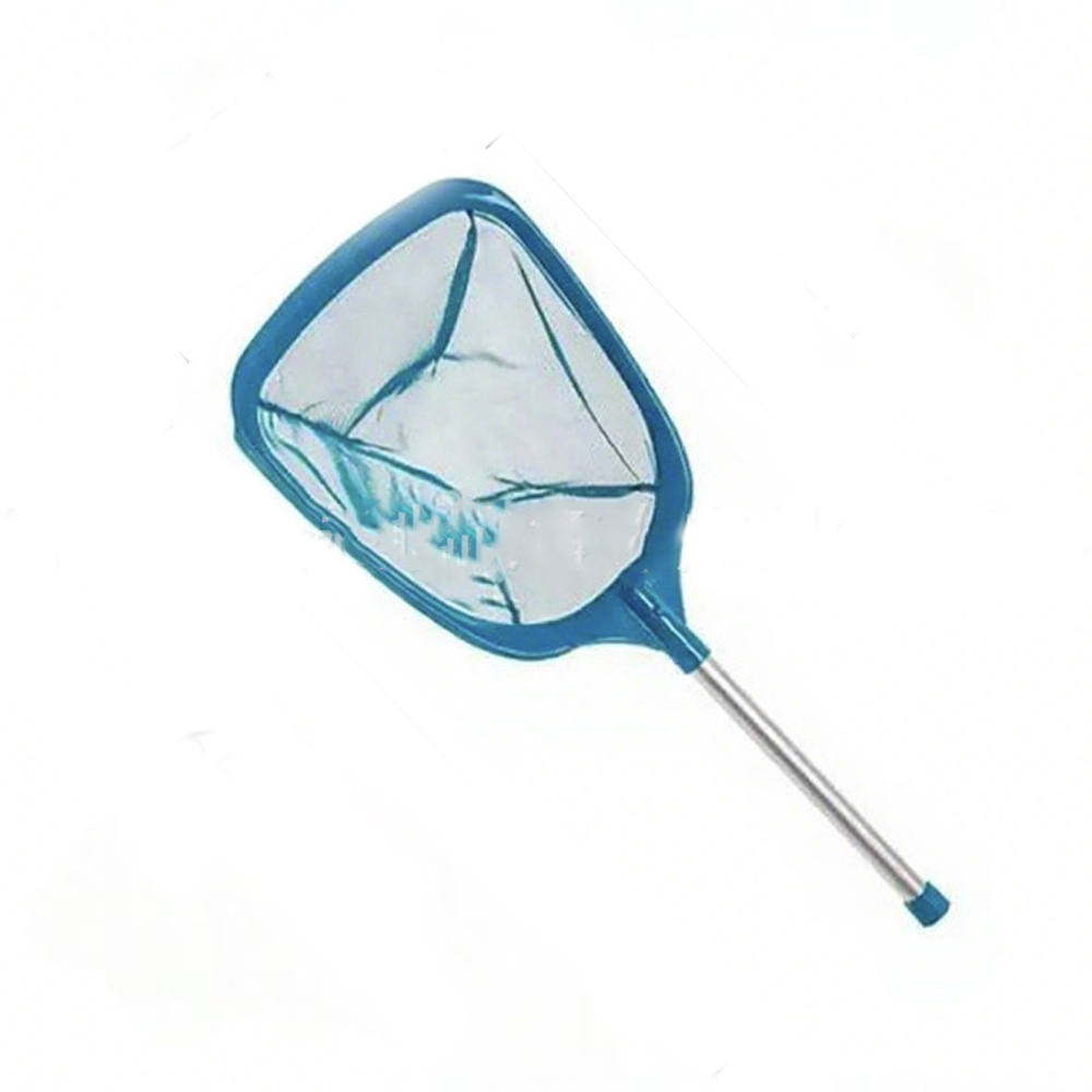 Filet D'Écumoire De Piscine Mit Poteau, 60cm Filet De Nettoyage De Feuilles De Piscine Ecumeur À Mailles Fines Mit Pôle