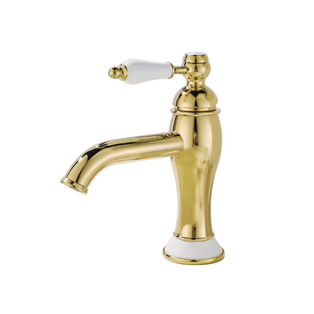Mitigour-waschbecken – Retro-design, Keramik-poignée – Wasserökonomie – Installationsmöglichkeit – Ausführung Chrom.