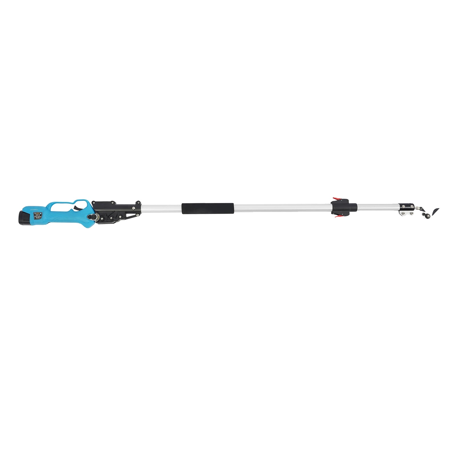 Elektrische Gartenschere, Teleskopstange, Lithium-akku, Schwarz, 100–240 V Eu-stecker