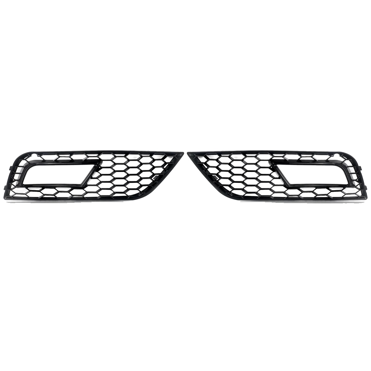 Nebelscheinwerfergitter, Passend Für Audi A4 B8.5 (2013–2016), Wabendesign, Aus Robustem Abs-kunststoff, Schwarz