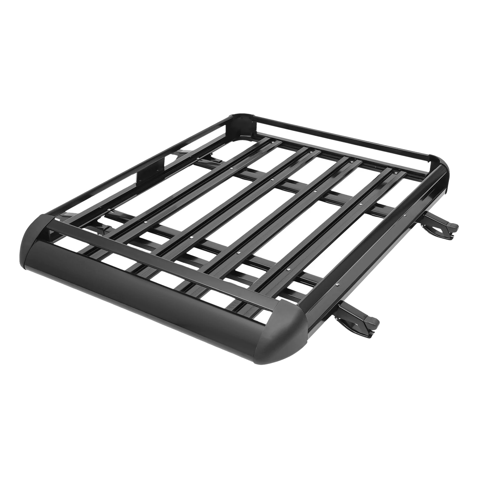 Dachgepäckträger, Aluminiumlegierung + Abs, 127 X 97 Cm, Tragfähigkeit 68 Kg, Suv-kompatibel, Aerodynamisches Design