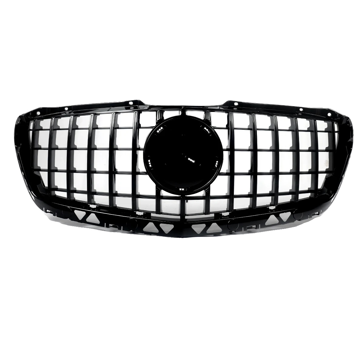 Kühlergrill, Frontstoßstangenersatz, Rennsport-design, Schwarz