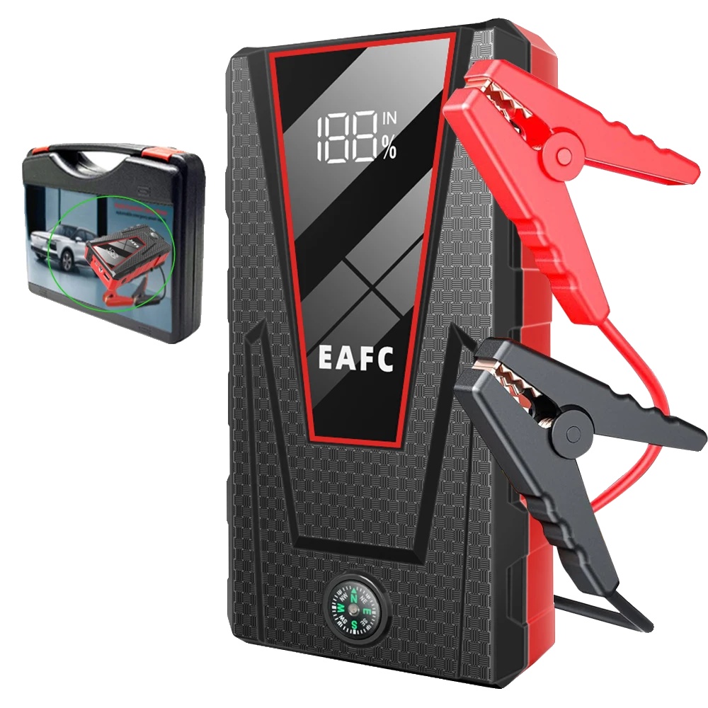Starthilfegerät, Tragbare Powerbank, Led-notleuchte, Original-clip-werkzeug