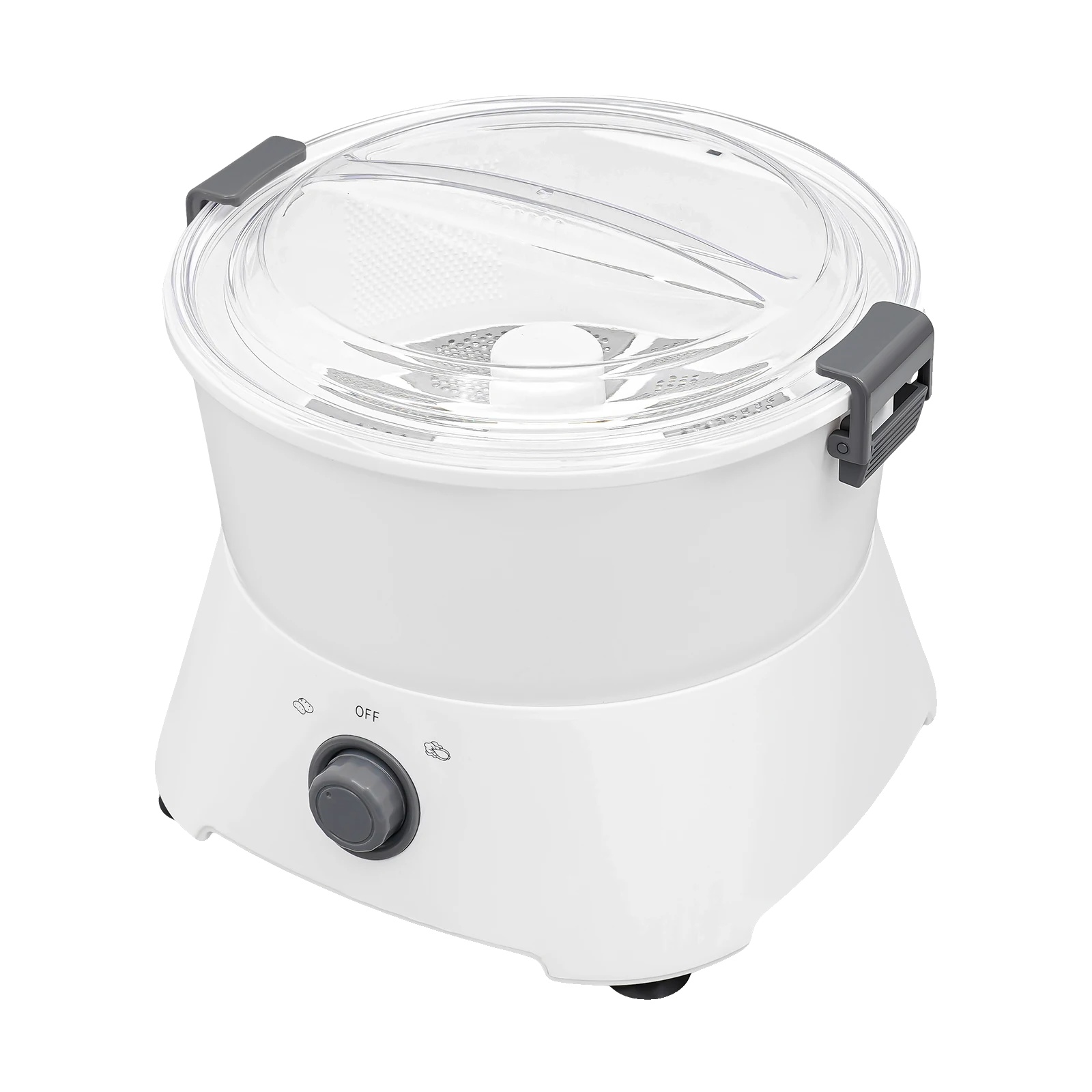 Elektrischer Kartoffelschäler, Schält In Einem Arbeitsgang, Kompaktes Design, Weiss