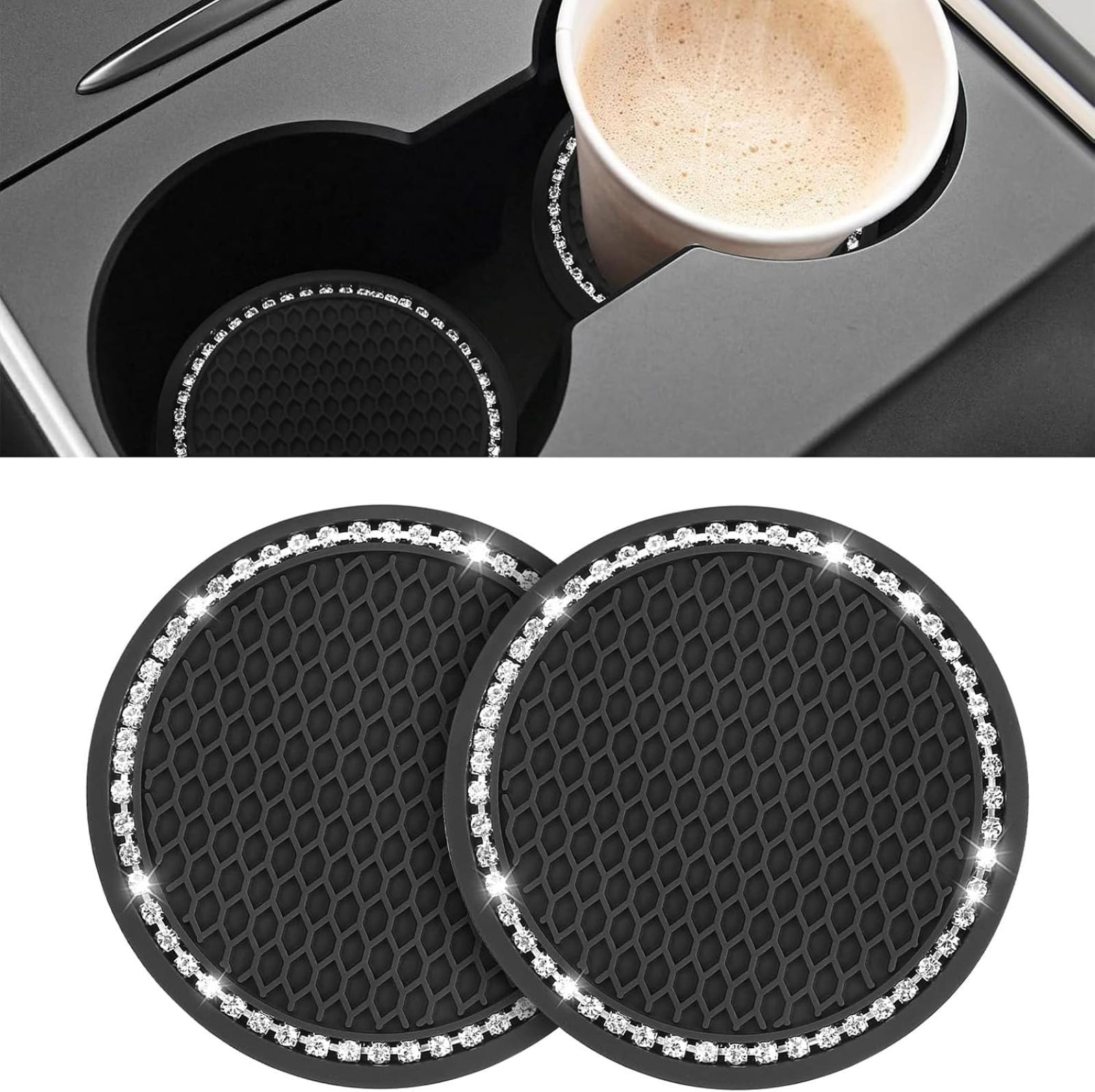 2-teiliges Auto-getränkehalter-set, Silikon-getränkehalter, Autozubehör, Set Mit 2 Universellen Getränkehaltern