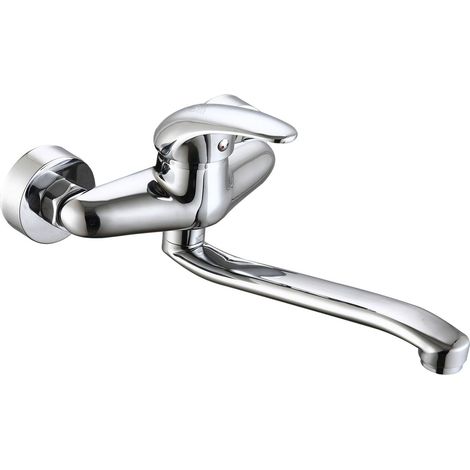 Einhebel-küchenarmatur – 15 Cm Schwenkauslauf – Chrom-finish – Messingkorpus – 40 Mm Keramikkartusche – Dp Grifferia - Gc11047