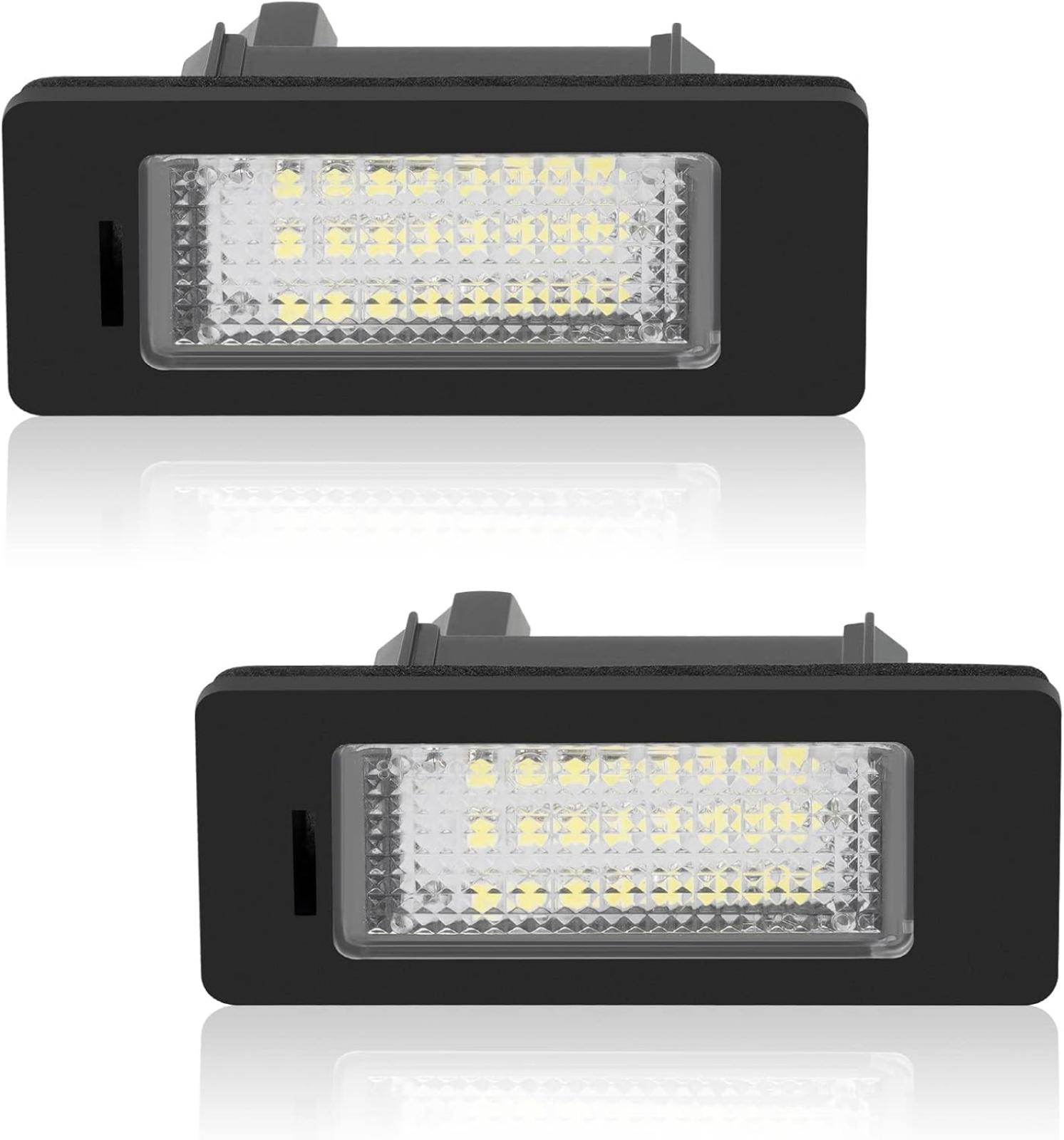 Led-kennzeichenbeleuchtung, Superhell, Can-bus-fehlerfrei, 6000 K Xenonweiß, 24 Smd