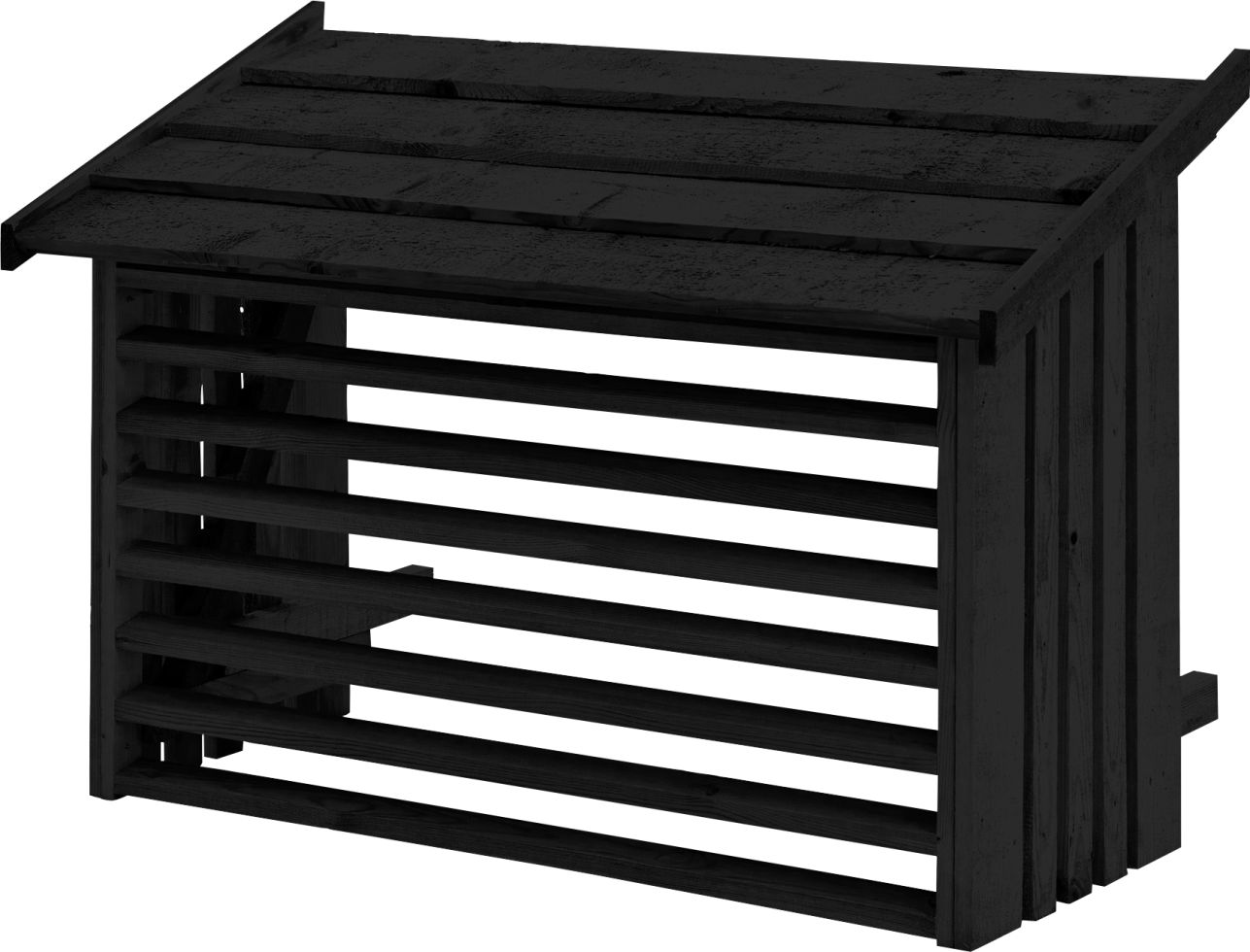 Plus Wärmepumpen Verkleidung Ral 9005 Schwarz