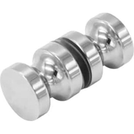 Doppelseitiger Glastürknauf Aus Poliertem Stahl, Massiver Duschtürgriff Aus Edelstahl 304, Kompatibel Mit 6–18 Mm Dicken Glastüren