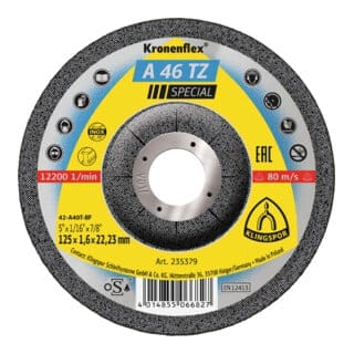 Trennscheibe KLINGSPOR A 46 TZ Special Ø125mm (25 Stück) - 235379