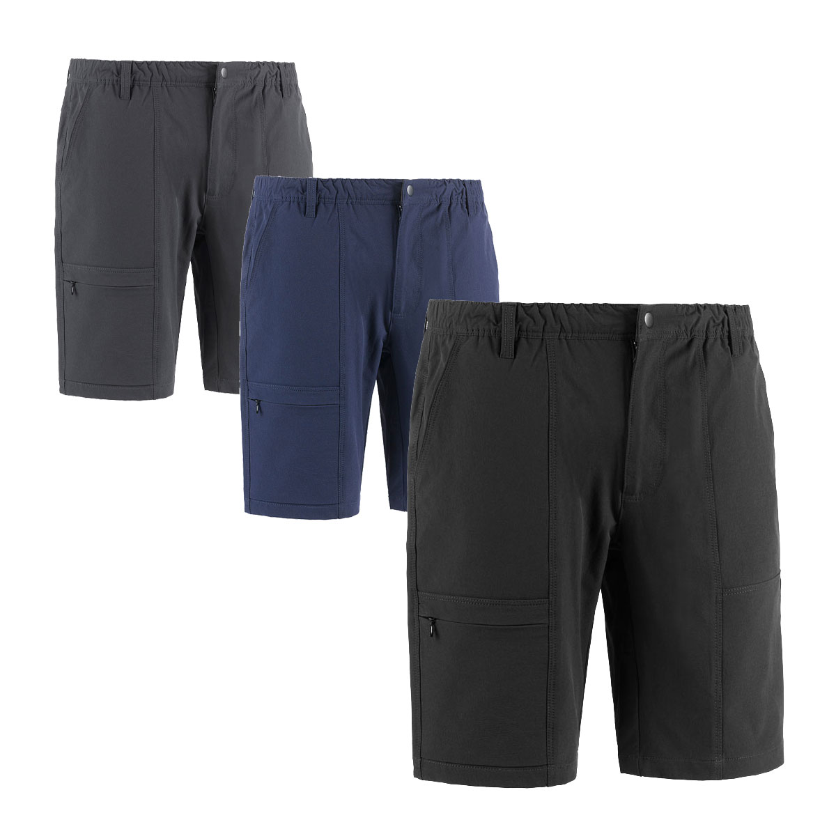 Sottozero Trinidad E0218 Kurze Arbeitshose - S - Schwarze
