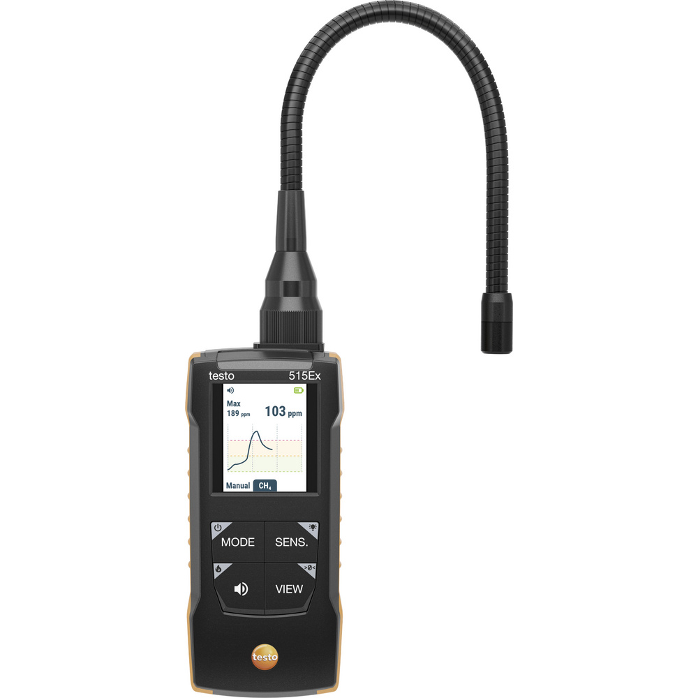 Lecksucher Testo 0563 1515 515 Ex -kombi Brennbare Gase Externer Sensor