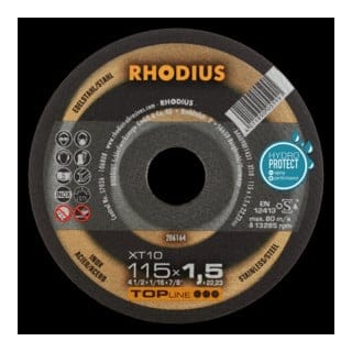XT10, 50 Stück, 115 x 1,5 mm, Trennscheibe - Rhodius