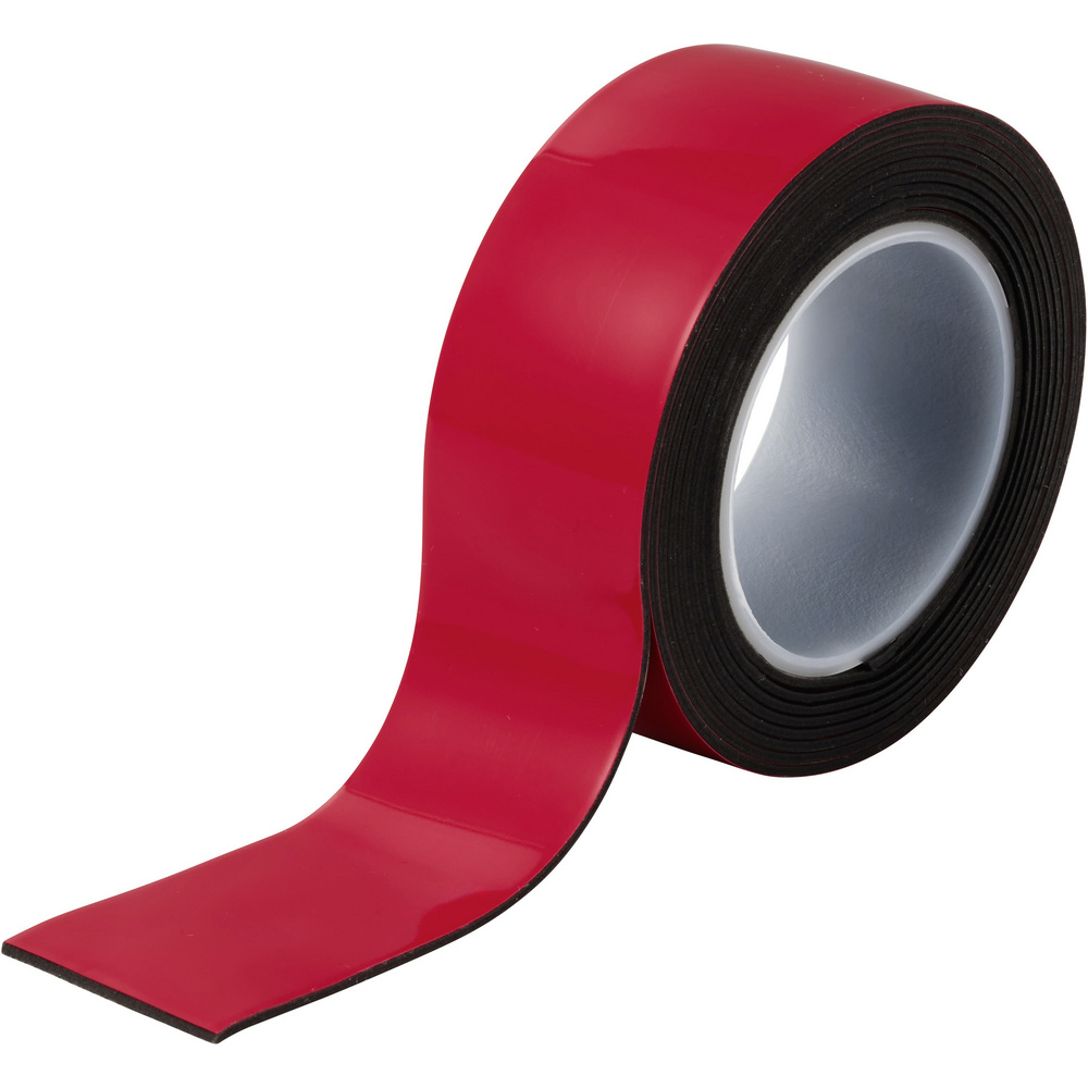 Toolcraft Hochleistungs-verbindungssystem To-10917630 Doppelseitiges Klebeband Black (l X B) 3 M X