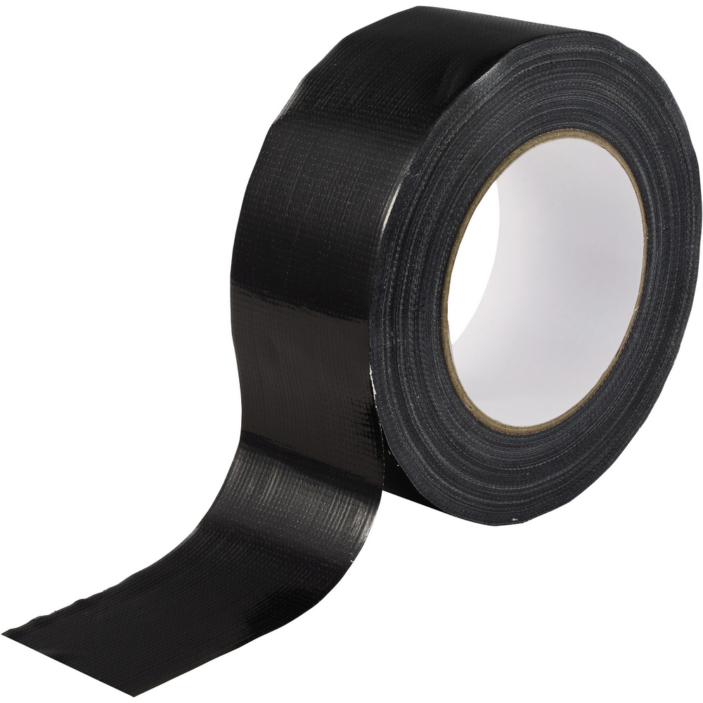 Toolcraft To-10917636 Gewebeklebeband Black (l X B) 50 M X 50 Mm 1 St.