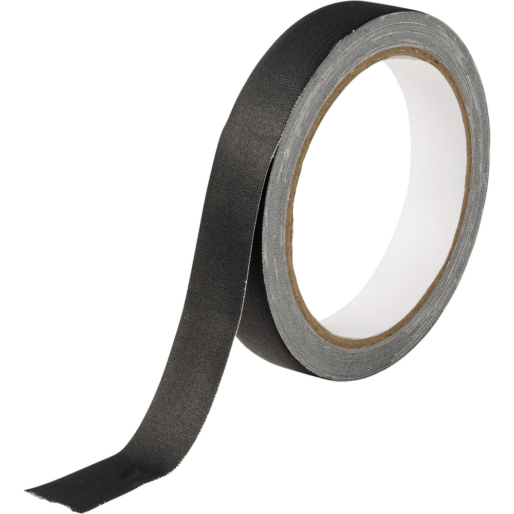 Toolcraft To-10917642 Gewebeklebeband Schwarz (l X B) 10 M X 19 Mm 1 St.